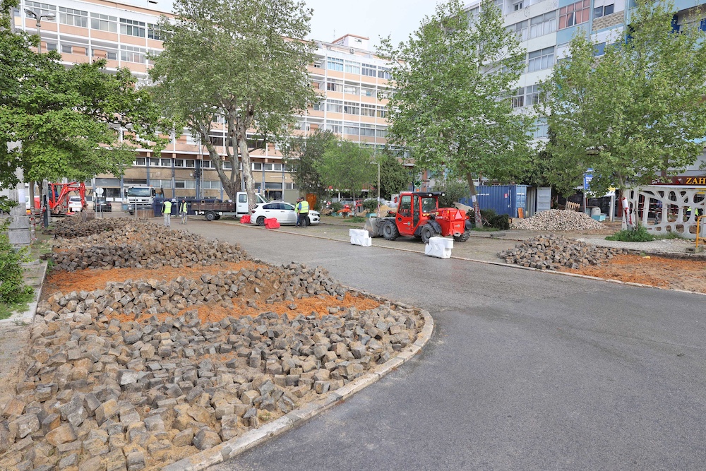 A Praça do Brasil está a avançar para uma nova fase de requalificação urbana