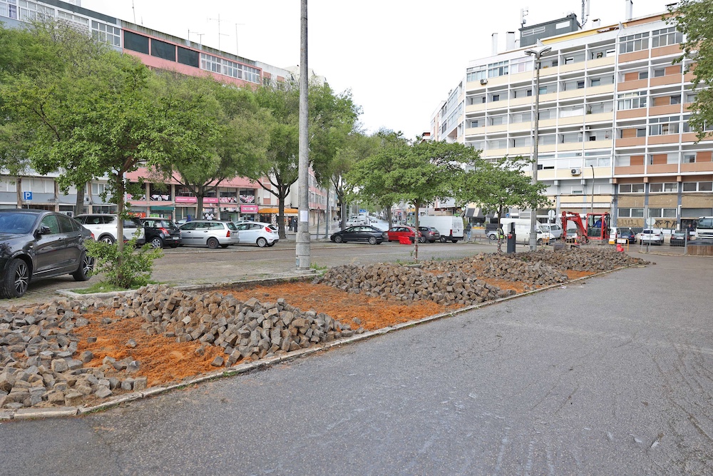 A Praça do Brasil está a avançar para uma nova fase de requalificação urbana