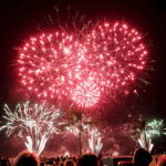 Comemorações dos 50 anos do 25 de Abril - Fogo de artifício na Doca dos Pescadores