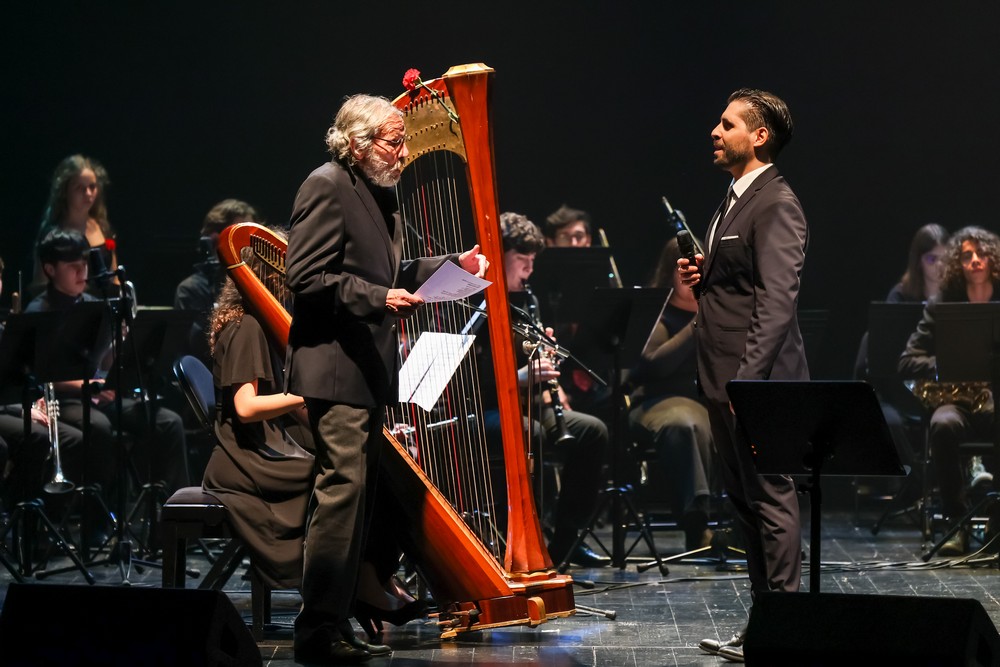 O ator José Martins também participou no espetáculo musical