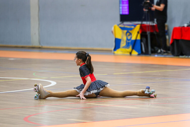 O Campeonato Distrital de Patinagem Livre e Pares Artísticos realizou-se no Pavilhão das Manteigadas
