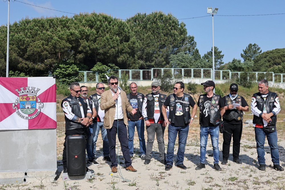 Lançamento da primeira pedra da nova sede do Moto Clube de Setúbal - vereador Pedro Pina