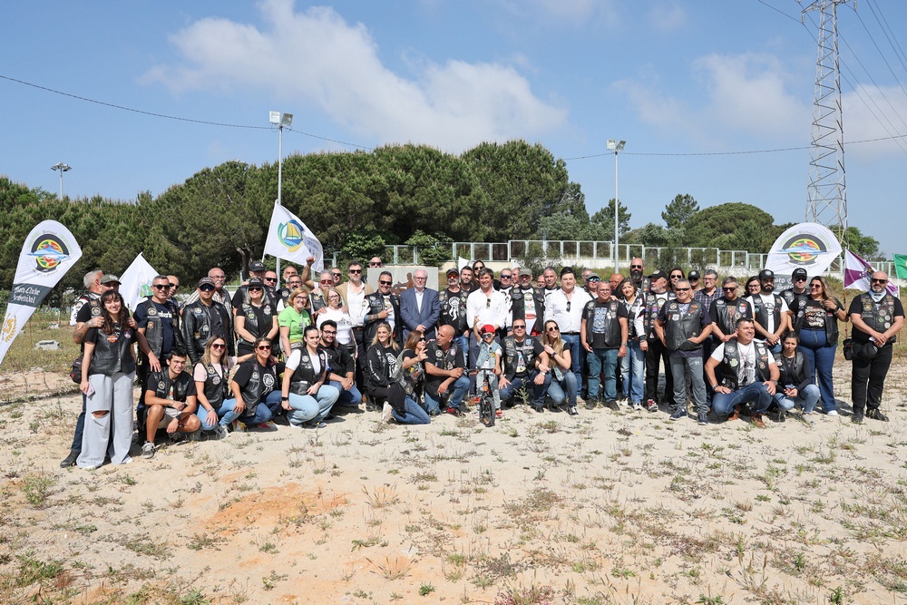Lançamento da primeira pedra da nova sede do Moto Clube de Setúbal, no Parque Sant'Iago