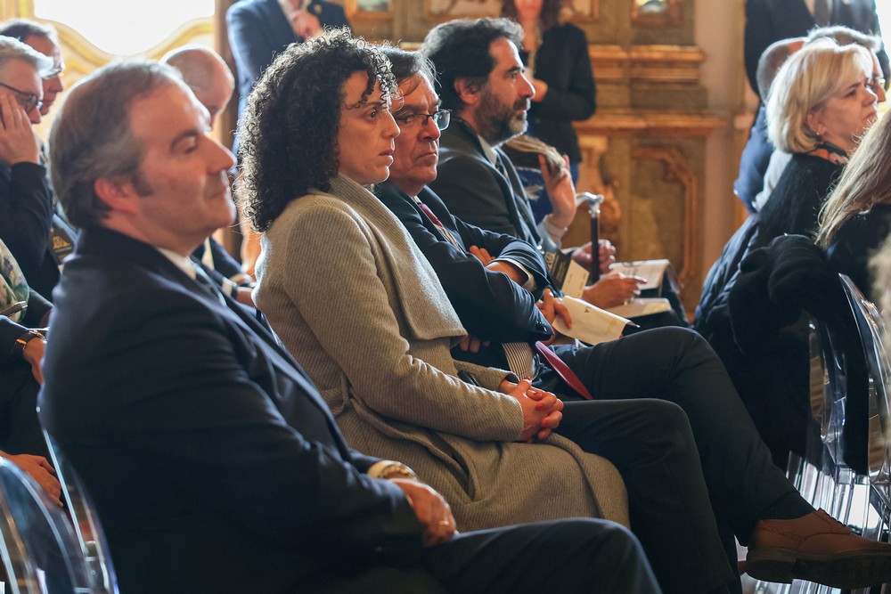 Vereadora Rita Carvalho na abertura das “Jornadas Navegante – 5 anos de Navegante | 5 anos de políticas públicas de Transporte Coletivo”, que assinalaram o quinto aniversário do sistema Navegante, no Palácio Nacional de Queluz