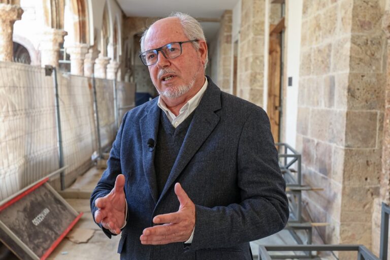 Presidente da Câmara, André Martins, diz ser um grande orgulho para Setúbal a autarquia ter assumido a responsabilidade das obras de reabilitação do Convento de Jesus e que estas estejam na fase final no que diz respeito ao edificado