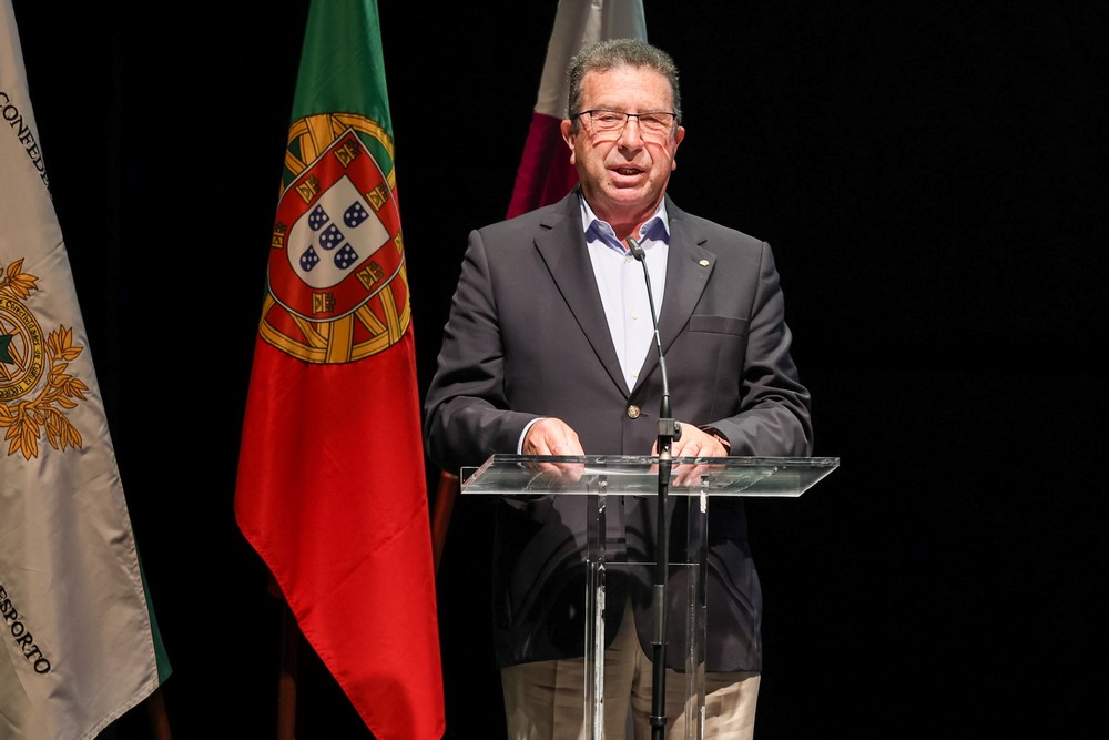 Congresso do centenário da Confederação Portuguesa das Coletividades de Cultura, Recreio e Desporto - Presidente da CPCCRD, João Bernardino