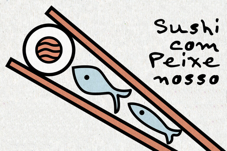 Sushi com Peixe Nosso