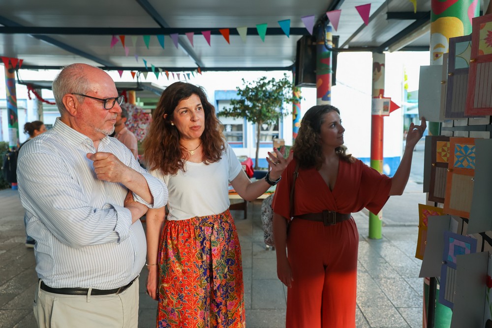 19.ª Festa do Agrupamento de Escolas de Azeitão - Arraial de fim de ano letivo - Presidentes da Câmara e da Junta de Freguesia de Azeitão, André Martins e Sónia Paulo