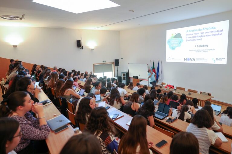 Jornadas de Ambiente de Setúbal - Geodiversidade em Setúbal - aula aberta - anfiteatro da ESE