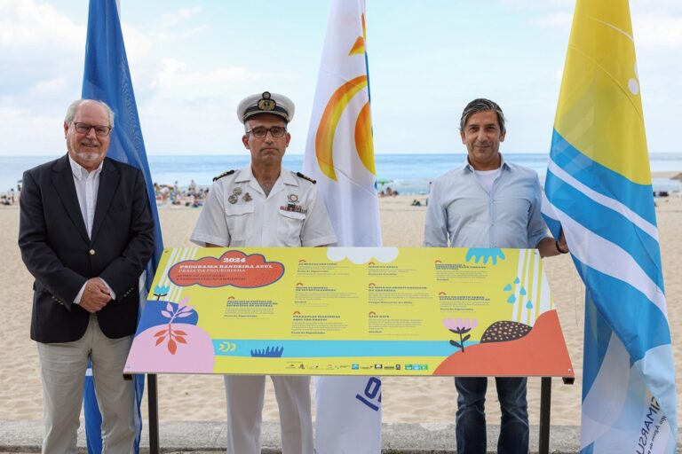 Praia da Figueirinha - Hastear das bandeiras Azul, Qualidade de Ouro e Praia Acessível 2024