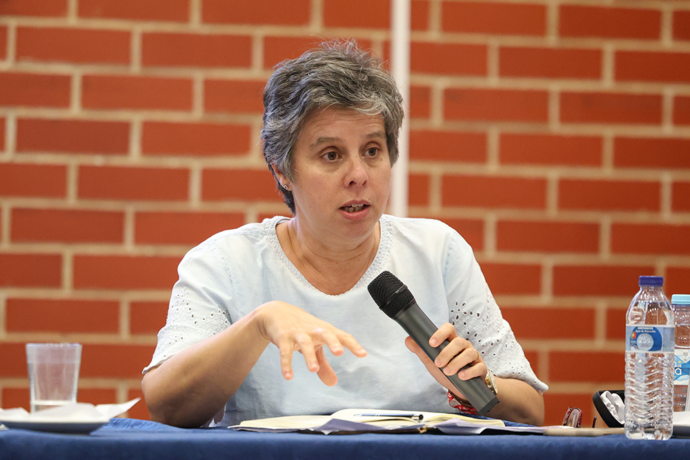 Projeto de requalificação da Escola Básica 2,3 Barbosa du Bocage - Sessão de esclarecimento com a comunidade escolar - Vice-presidente da Câmara, Carla Guerreiro