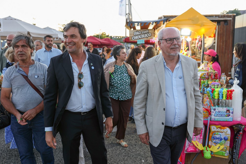 Abertura da Festanima 2024 - Presidentes da Câmara, André Martins, e da Junta de Freguesia de São Sebastião, Luís Matos