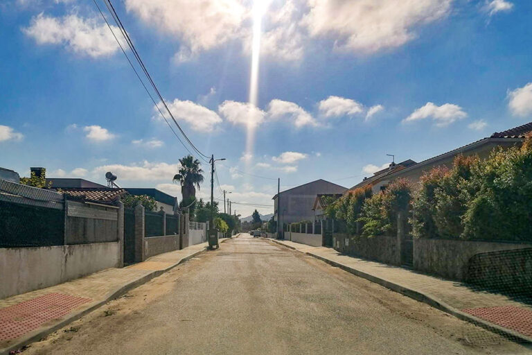 Execução de passeios concluída na Rua da Verdade, em Brejos de Azeitão