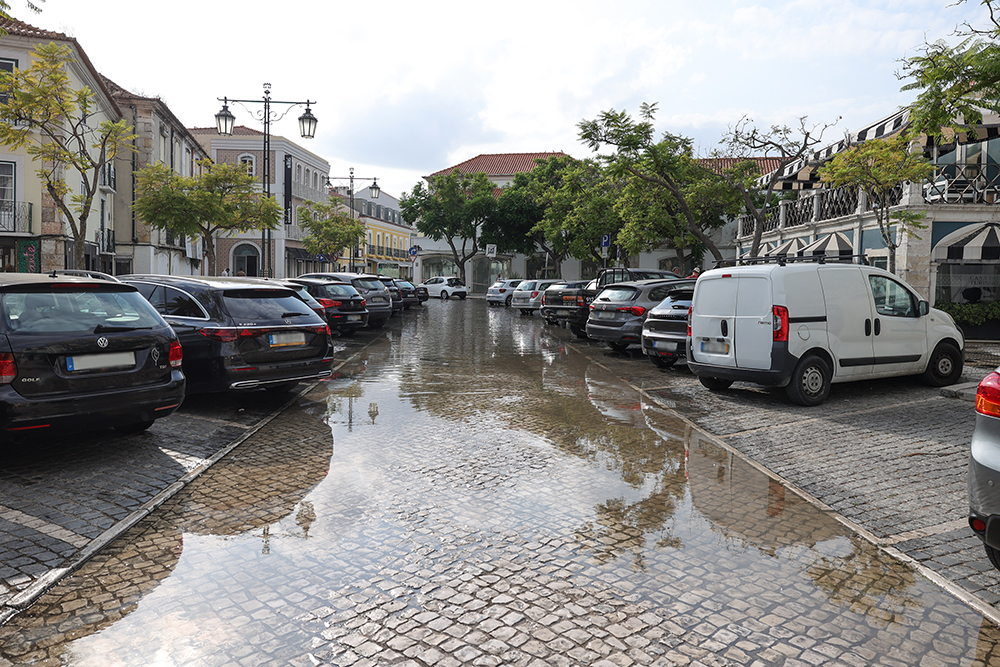 Inundação Estuarina- Praça de Bocage