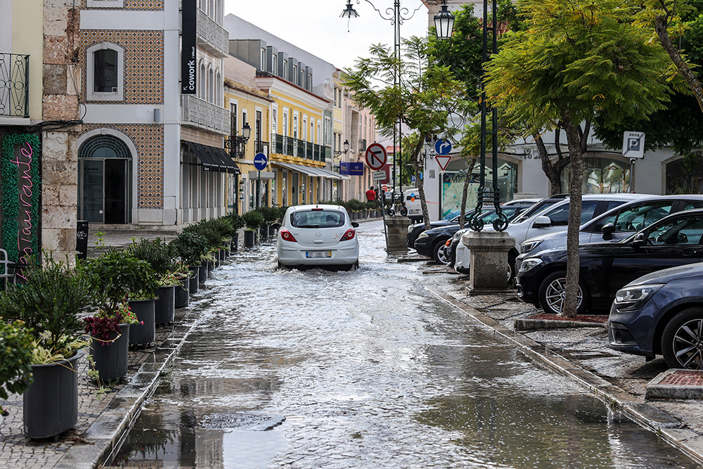 Inundação Estuarina- Praça de Bocage