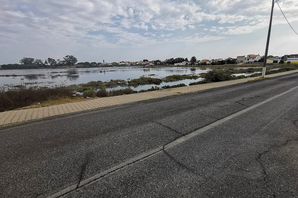 Inundação estuarina - Estrada de Santo Ovídeo