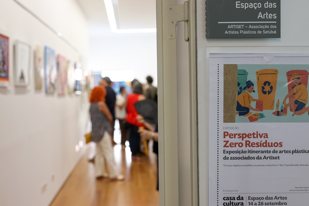 Inauguração da exposição “Perspetiva Zero Resíduos”, no Espaço das Artes, na Casa da Cultura