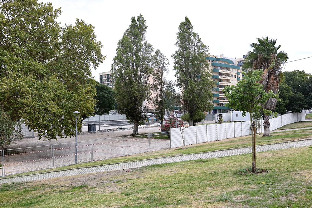 Centro Escolar Barbosa du Bocage - Instalação de estaleiro de obra