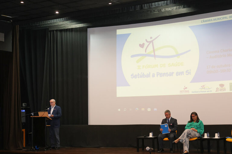 II Fórum de Saúde “Setúbal a Pensar em Si”, realizado no Cinema Charlot - Auditório Municipal