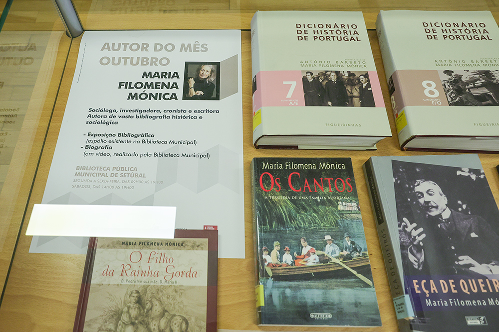 Maria Filomena Mónica é a autora do mês na Biblioteca Municipal