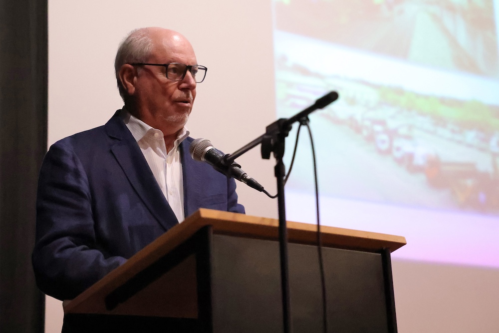 Reunião do executivo com os trabalhadores do Departamento de Obras Municipais - Presidente da Câmara, André Martins