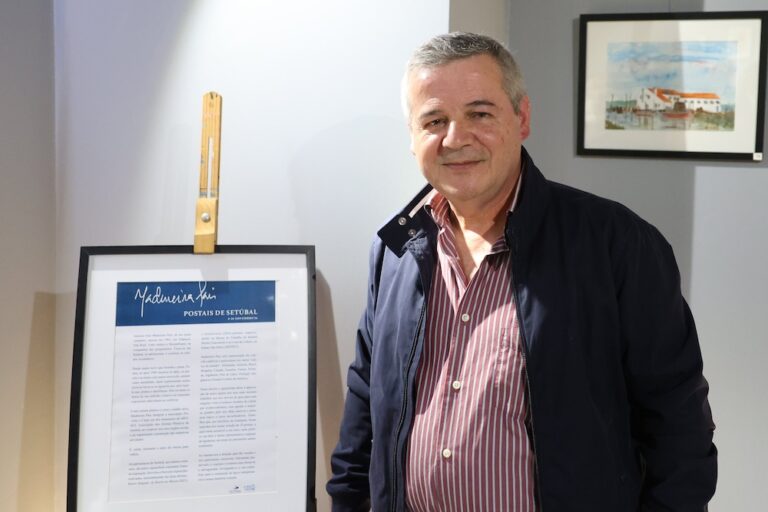 Exposição "Postais de Setúbal" - aguarelas de Madureira Pais