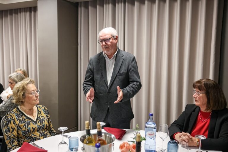 69.º aniversário da LASA - Presidentes da Câmara, André Martins, da LASA, Joaquina Soares, e da Mesa da Assembleia Geral da LASA, Maria Helena Fragoso de Mattos