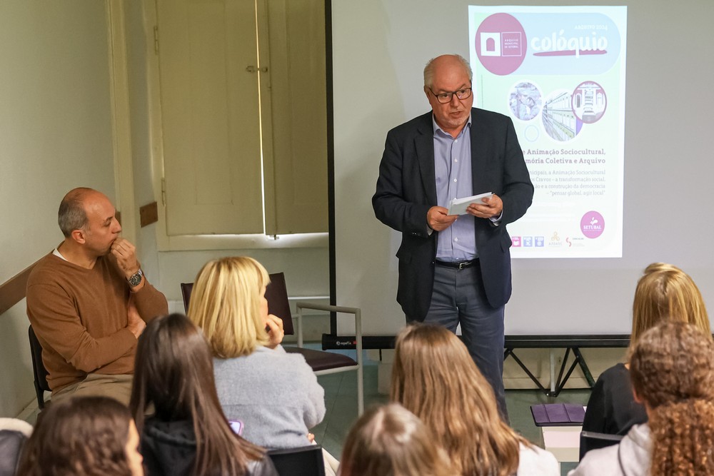 “Colóquio de Animação Sociocultural, Memória Coletiva e Arquivo” - Presidente da Câmara, André Martins