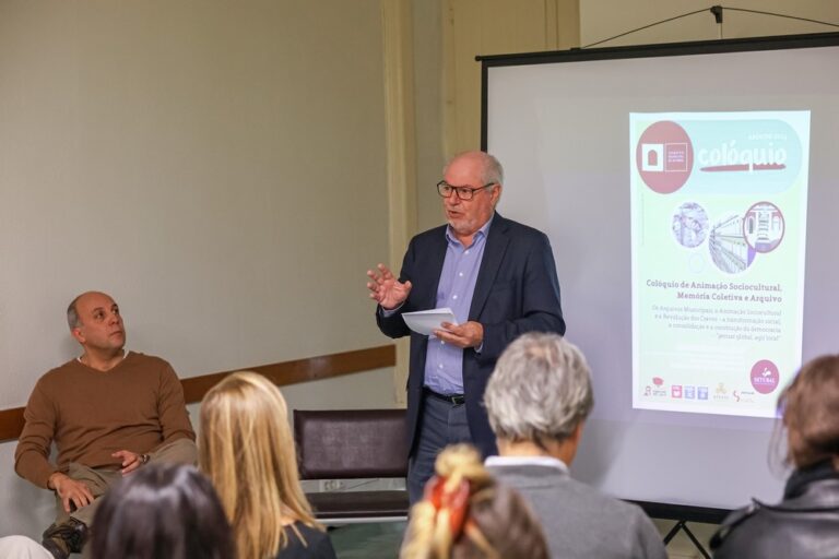 “Colóquio de Animação Sociocultural, Memória Coletiva e Arquivo” - Presidente da Câmara, André Martins