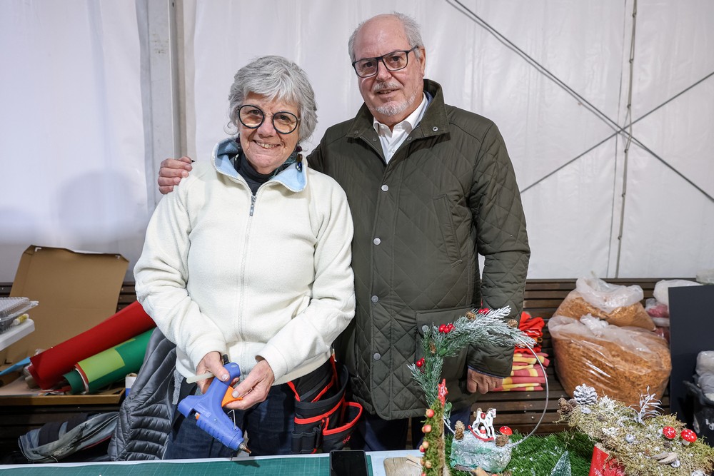 Visita ao Mercado de Natal - Presidente da Câmara, André Martins