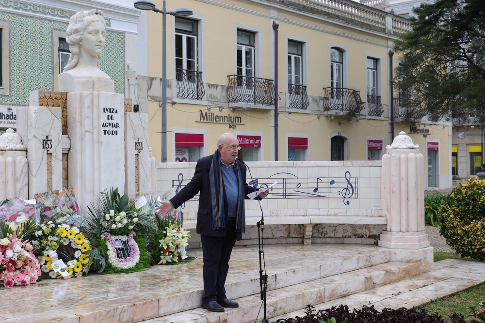 Festival Luísa Todi - Canto Lírico em Setúbal - 272.º aniversário do nascimento de Luísa Todi - Presidente da Associação Setúbal Voz, Adalberto Petinga, discursa na abertura do festival