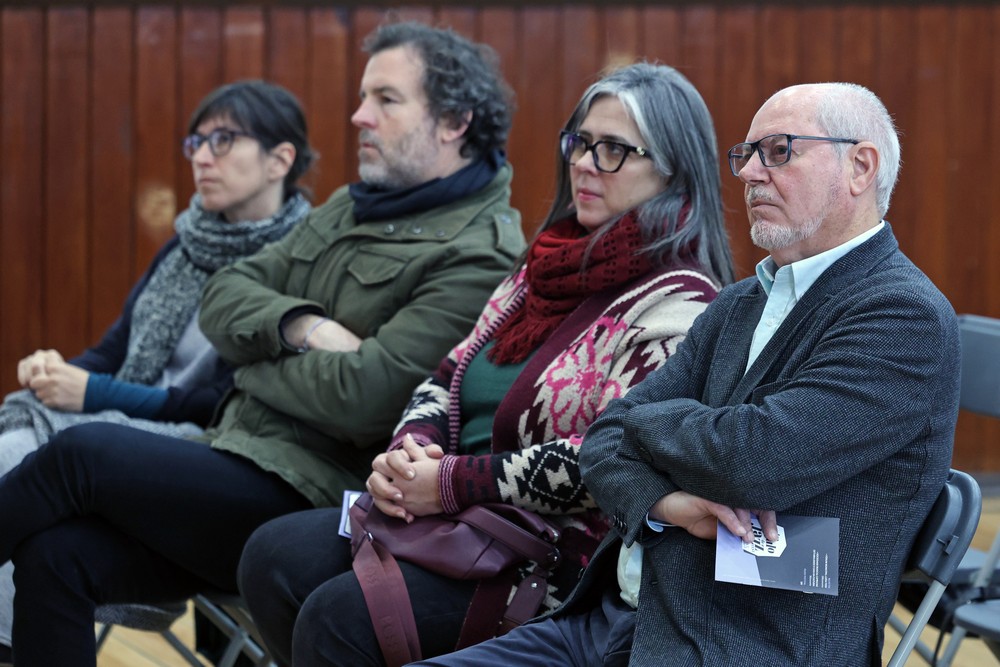 Abertura da 14.ª edição do Círculo de Jazz Fest - Jazzul, segundo encontro de escolas de jazz - Presidente da Câmara, André Martins, vereador Pedro Pina e presidente da União das Freguesias de Setúbal, Fátima Silveirinha