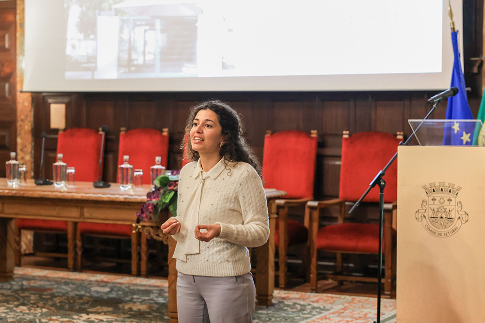 Encontro com Associações de Pais e Encarregados de Educação - Presidente da Junta de Freguesia do Sado, Marlene Caetano