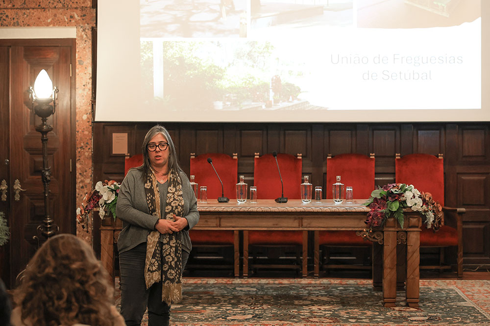 Encontro com Associações de Pais e Encarregados de Educação - Presidente da União das Freguesias de Setúbal, Fátima Silveirinha