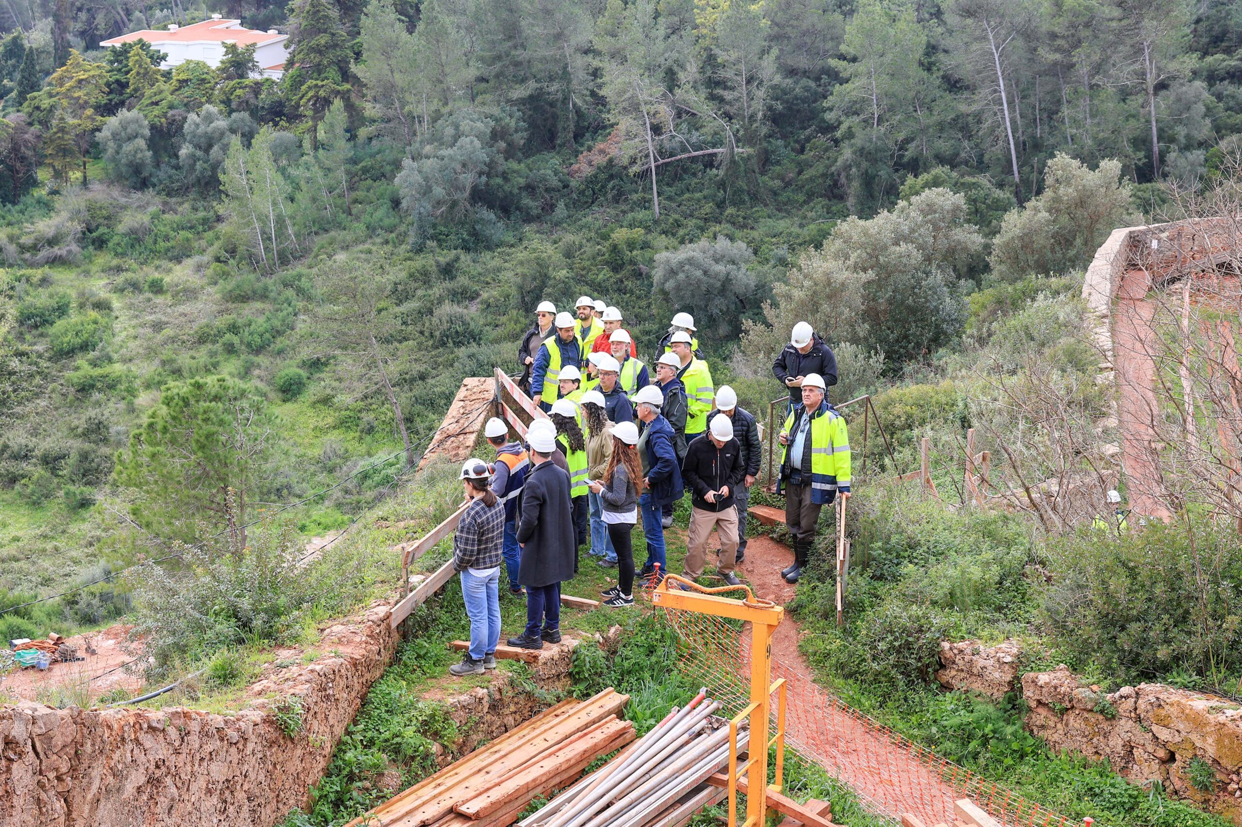 Obras de reforço estrutural da encosta do Forte de São Filipe - Visita técnica da Ordem dos Engenheiros