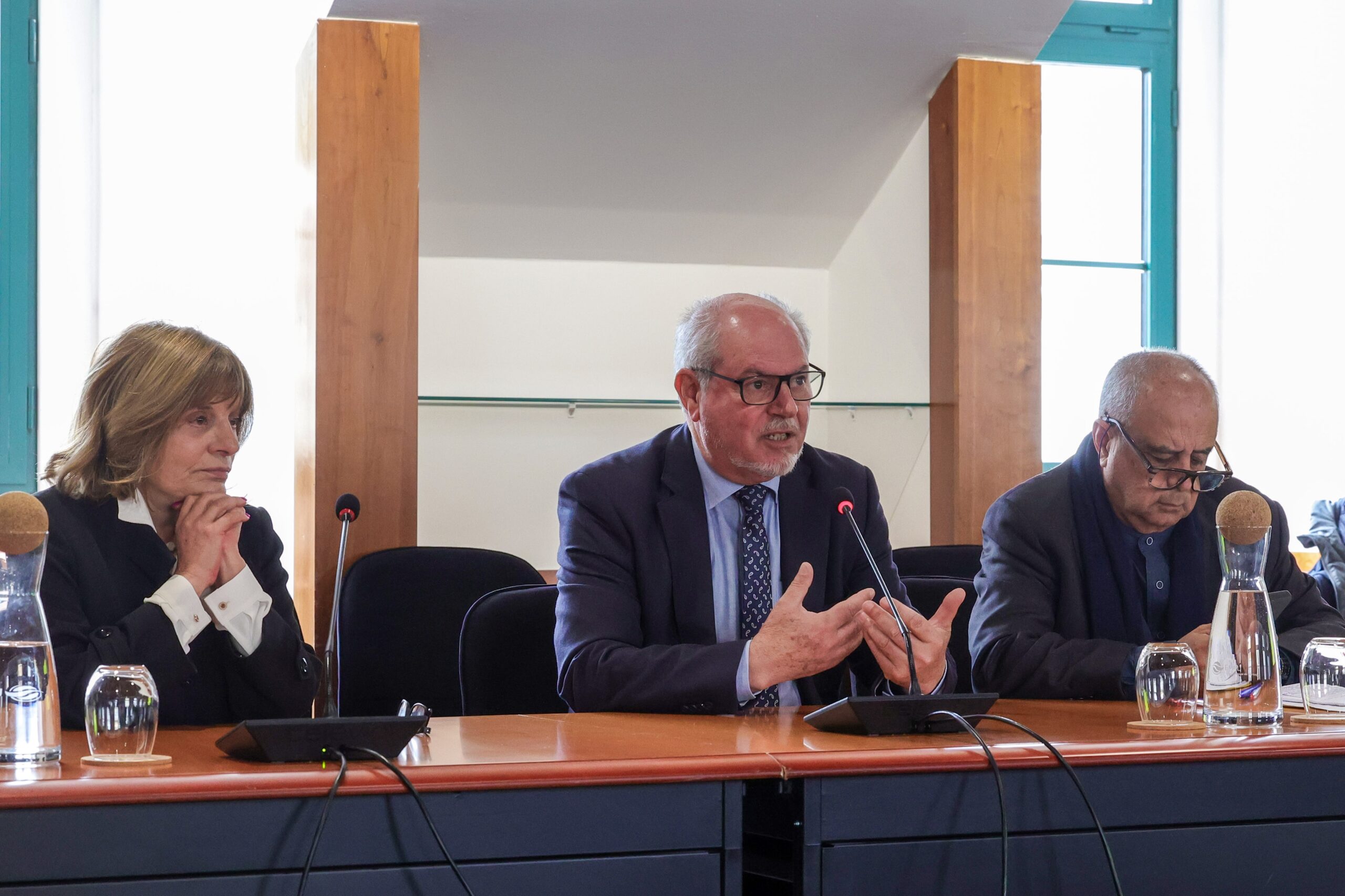 Delegação do Estado brasileiro do Rio Grande do Norte visita AML - Presidente da Câmara, André Martins, primeiro secretário da AML, Carlos Humberto de Carvalho, e vice-presidente da Câmara de Sesimbra, Felícia da Costa