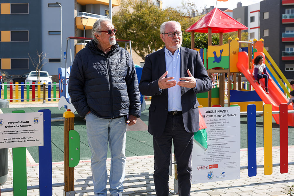 Parque Verde da Quinta da Amizade ganho novo parque infantil