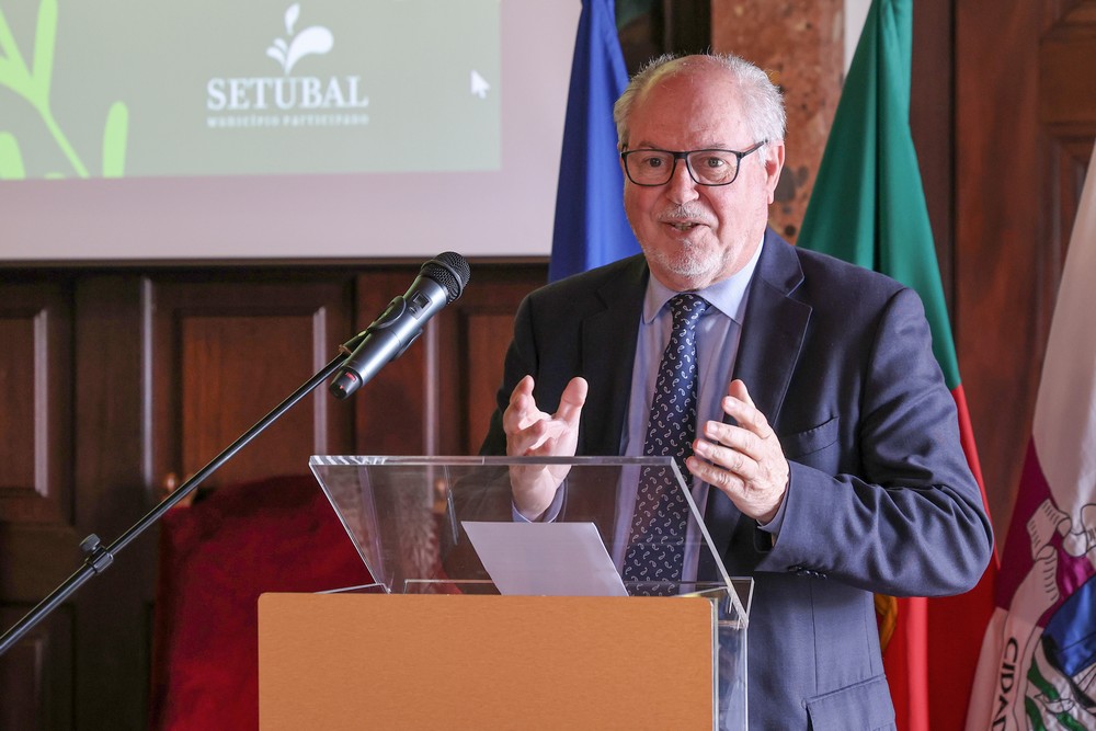 Lançamento da terceira edição do Selo Verde – Certificado de Qualidade Ambiental do Município de Setúbal - Presidente da Câmara, André Martins