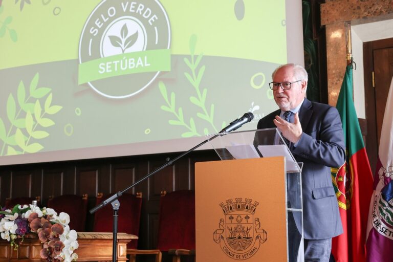 Lançamento da terceira edição do Selo Verde – Certificado de Qualidade Ambiental do Município de Setúbal - Presidente da Câmara, André Martins