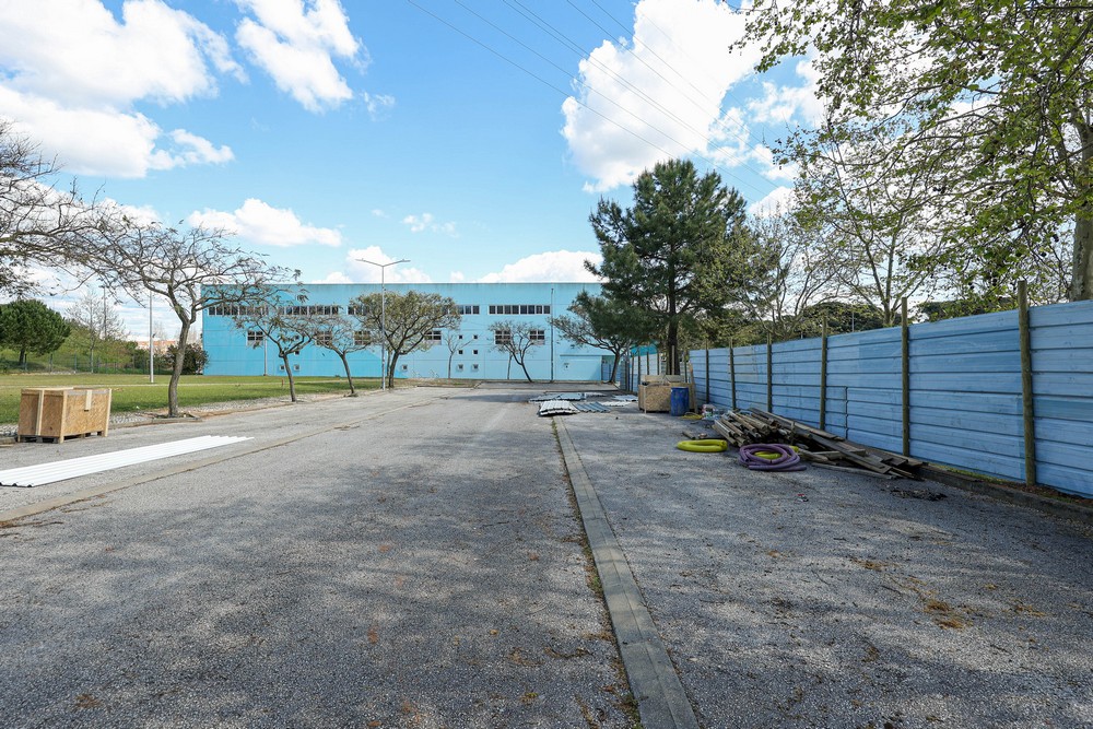 Pavilhão Desportivo das Manteigadas | montagem de estaleiro