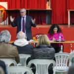 Ouvir a População, Construir o Futuro - Plenário com moradores da freguesia do Sado - Presidente da Câmara, André Martins, vice-presidente Carla Guerreiro e presidente da Junta de Freguesia do Sado, Marlene Caetano