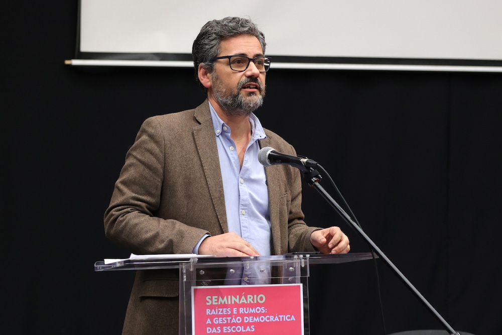 Seminário “Raízes e Rumos – A Gestão Democrática das Escolas” - Diretor da Escola Superior de Ciências Empresariais do IPS, Pedro Pardal