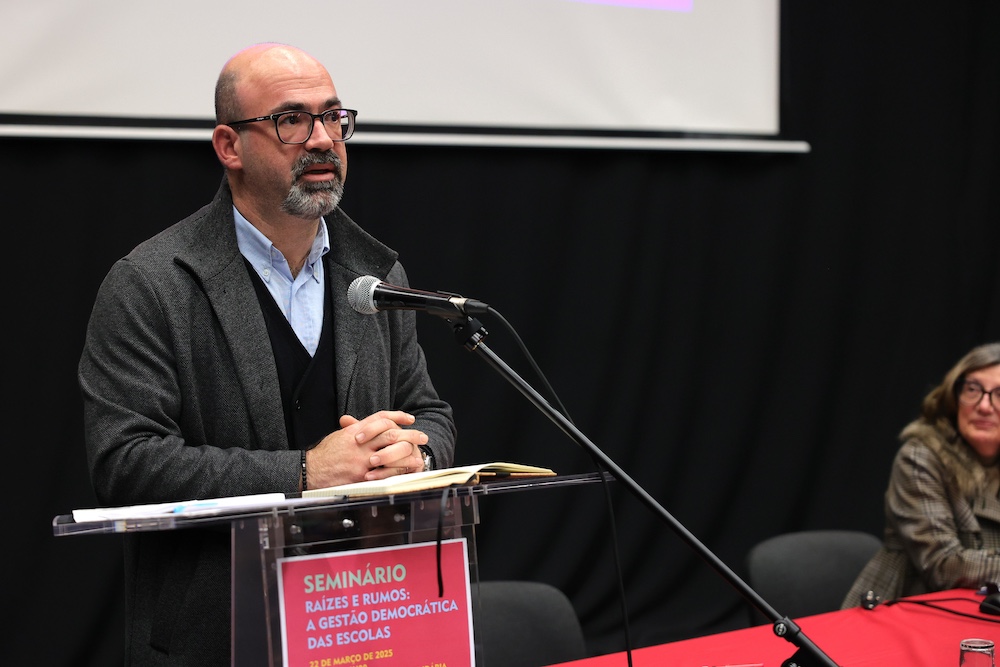 Seminário “Raízes e Rumos – A Gestão Democrática das Escolas” - Diretor da Escola Superior de Educação do IPS, João Pires