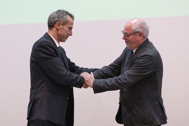 Tomada de posse dos órgãos sociais do Vitória Futebol Clube para o triénio 2025/2028 - Presidentes da Câmara, André Martins, e do clube, Francisco Alves Rito