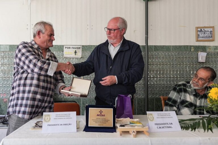 Centro Cultural de Solidariedade Social de Nossa Sr.ª da Conceição celebrou 33.º aniversário - Presidentes da Câmara, André Martins, e do CCSSNSC, José Santos