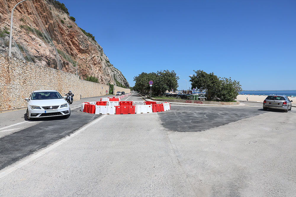 Nova rotunda provisória da Figueirinha