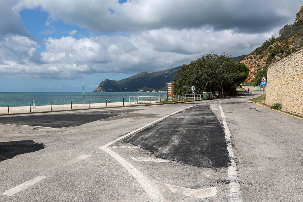 Nova rotunda provisória da Figueirinha foi feita pelos serviços operacionais do município