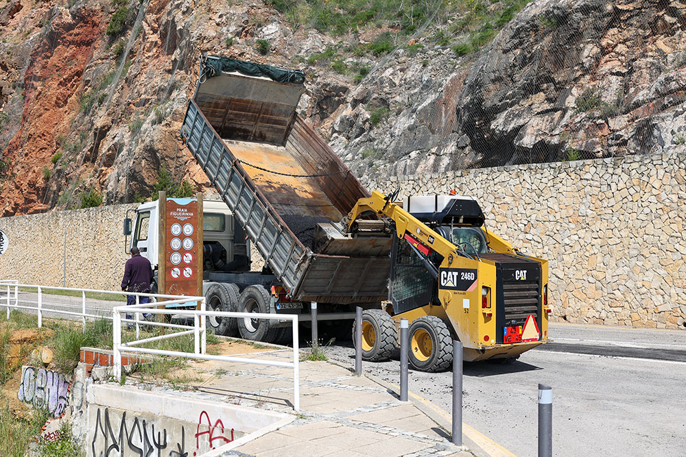 Nova rotunda provisória da Figueirinha foi feita pelos serviços operacionais do município