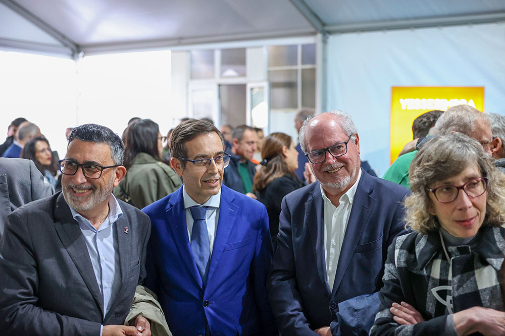 29.ª edição do Festival Queijo, Pão e Vinho - Inauguração - Presidentes das câmaras de Setúbal e Palmela e da Entidade Regional de Turismo da Região de Lisboa, André Martins, Álvaro Amaro e Carla Salsinha