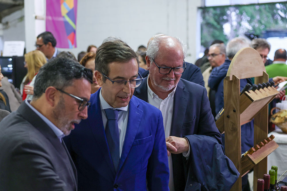 29.ª edição do Festival Queijo, Pão e Vinho - Inauguração - Presidentes das câmaras de Setúbal e Palmela, André Martins e Álvaro Amaro